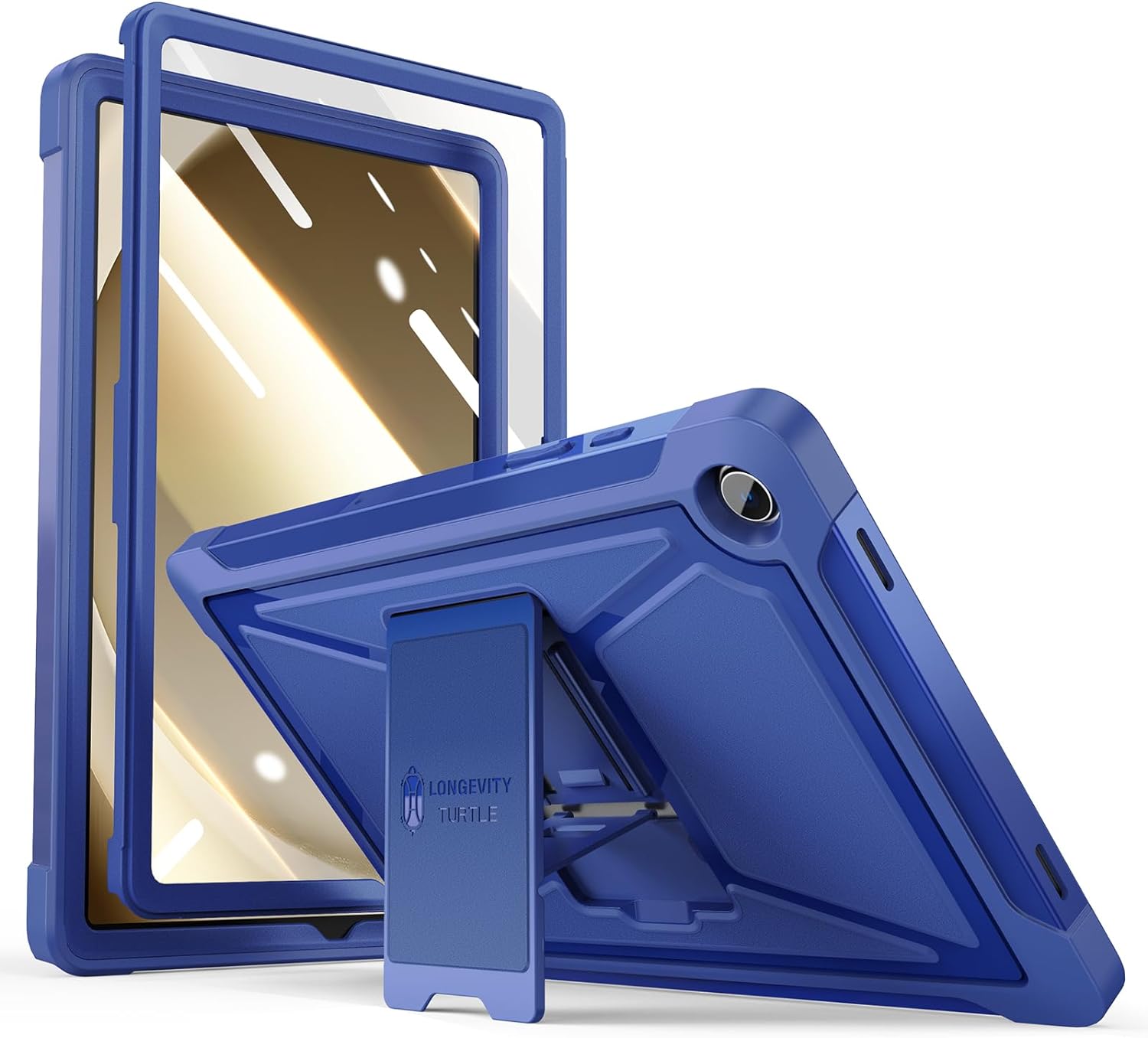 ZtotopCases for Samsung Galaxy Tab A9 Plus 11 Inch 5G 2023 Case, Built-in Screen Protector/Kickstand/Full-Body Dual Layer Shockproof Protective Cover for Tablet A9+ 11'' (SM-X210/X216/X218), Blue