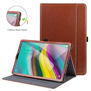 ZtotopCase for Samsung Galaxy Tab S5e 10.5,for Model T720/T725,Premium Leather Business Folio Case Cover,with Stand,Brown