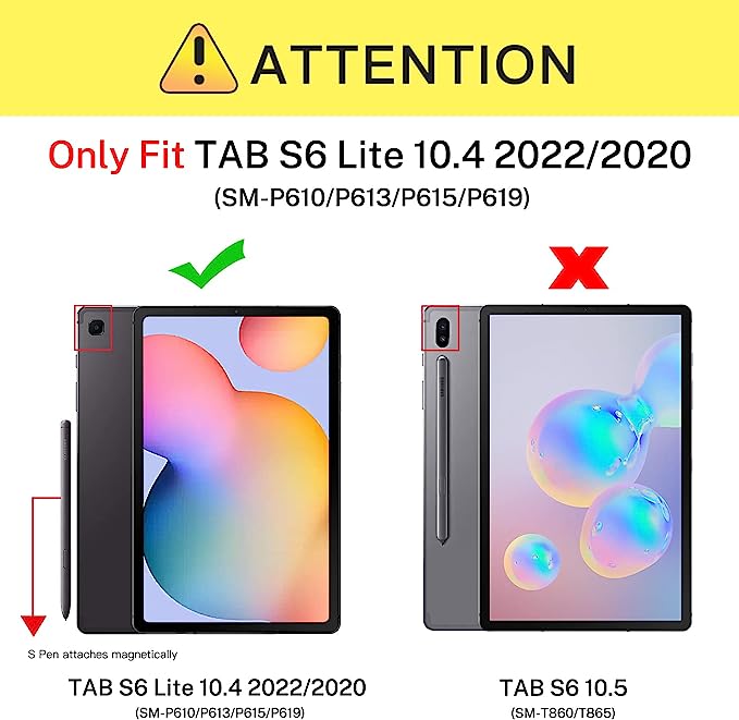 ZtotopCases 2022/2020 Galaxy Tab S6 Lite 10.4