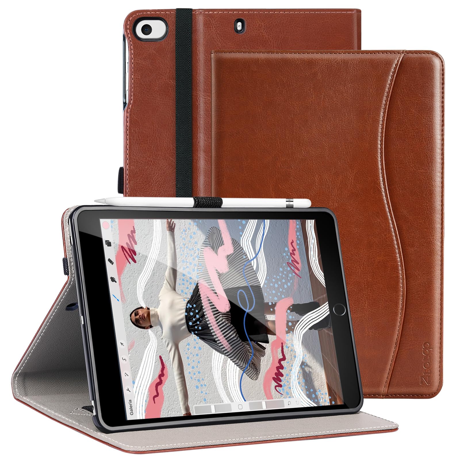 iPad Mini 5th/4th/3rd/2nd/1st Generation Premium PU Leather Folio Case 7.9 Inch