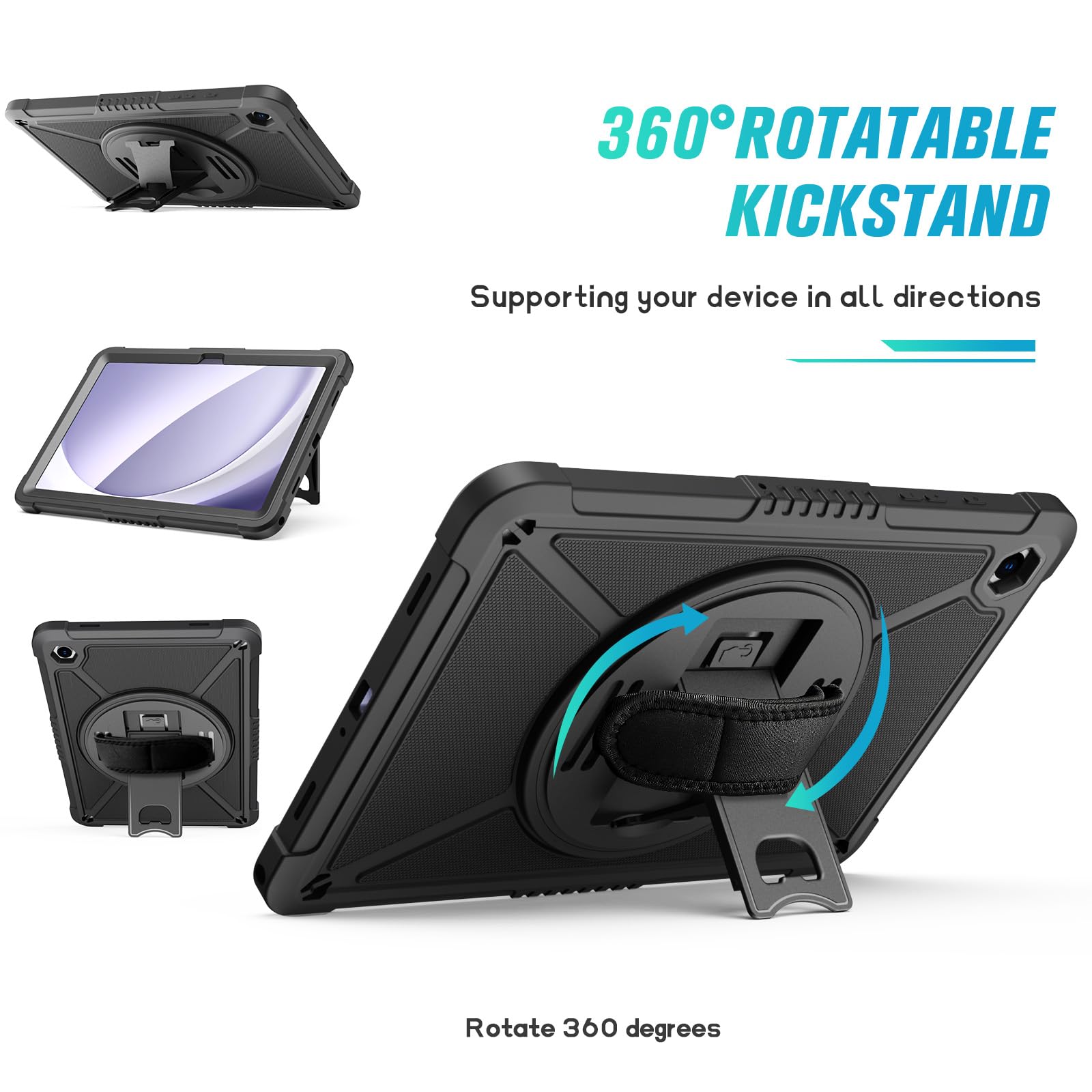 For Samsung Galaxy Tab A9 Plus/A9 2023 Slim Clear Shockproof