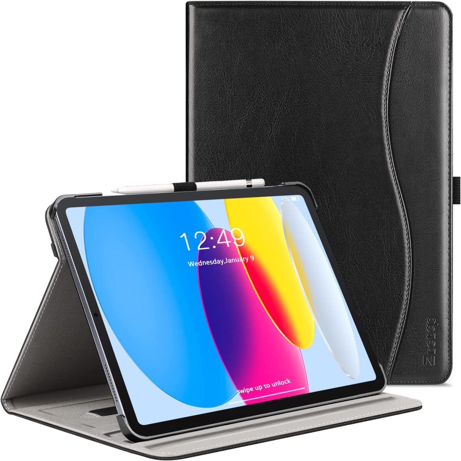 iPad 10th Generation 10.9 Inch PU Leather Folio Stand Cover Case